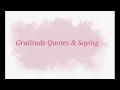 Gratitude Quotes and sayings | Quotes about gratitude