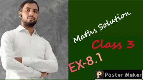 Viva Start up maths Solution class 3 Ex-8.1 By-SADDAM Sir