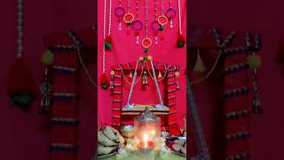 #diy radhe krishna jhula #decor idea #radhey krishna#evotional #ye chamak ye Dhamak#radhey radhey
