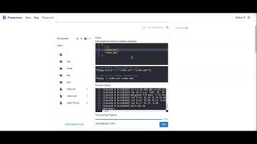 ffmpeg.wasm Playground Tutorial