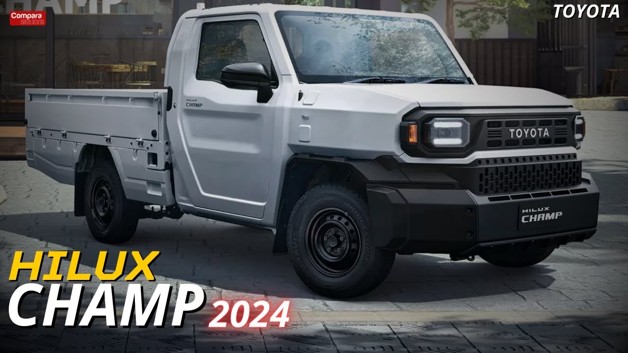 NUEVA TOYOTA HILUX CHAMP 2024, La más ASEQUIBLE de Toyota.👍 - YouTube