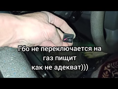 гбо не переключается на газ пищит