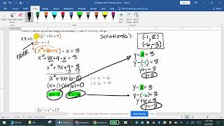 PC 8.5 Day 1: Solving Conic Systems Algebraically