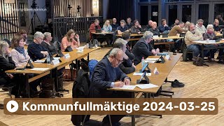 Kommunfullmäktige 2024-03-25