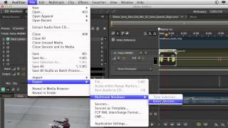 Exporting Individual Stems in Audition CS6