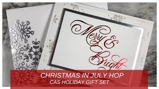 Christmas in July Hop | Holiday Card Gift Set | Plus a Giveaway Closed