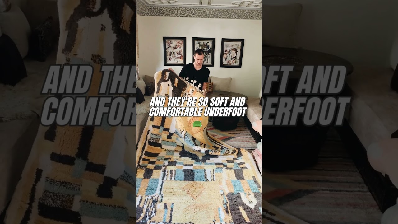 Captivating Craftsmanship: Handmade Moroccan Rugs Showcase!