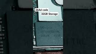 H9TQ26ADFTAC code ic android scrap motherboard 32Gb storage 26ad 32gb ka hai