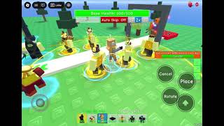 Retro Tower Defense Gameplay