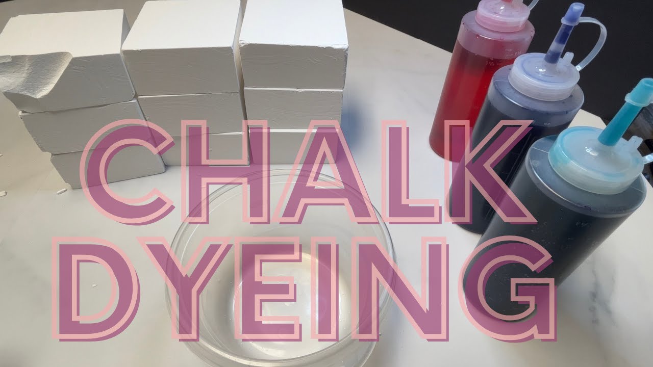 ASMR! GYM Chalk Dyeing! YouTube