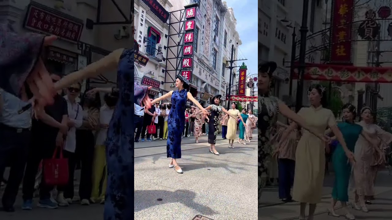 Axe Gang vs Thirteenth Aunt Zhengzhou Jianye Movie Town Axe Gang Bang Dance Thirteenth Aunt Axe