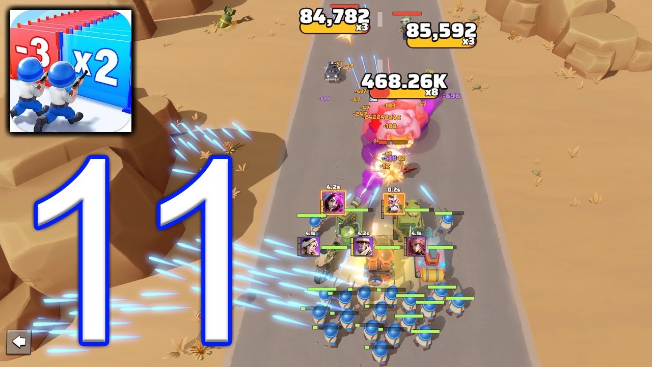 Last War: Survival - Gameplay Walkthrough Part 11 - New Stage 81-84 (iOS,Android Gameplay)