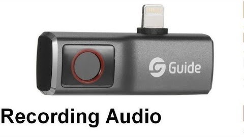Guide MobIR Air - Simultaneous Audio Recording
