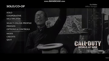 Call Of Duty 5 World At War [China At War MOD] - Main Menu Theme [READ DESCRIPTION]