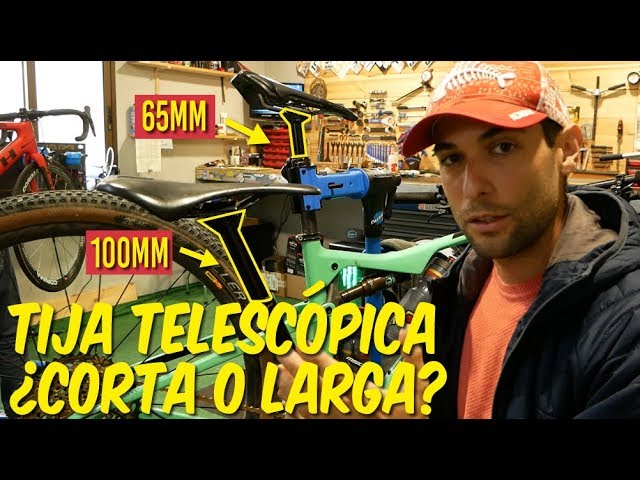 PROBANDO TIJA TELESCÓPICA DEL DECATHLON - BTT - Breogán Calviño