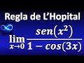 114. Límite por Regla de L'Hopital: funciones trigonométricas, forma 0/0
