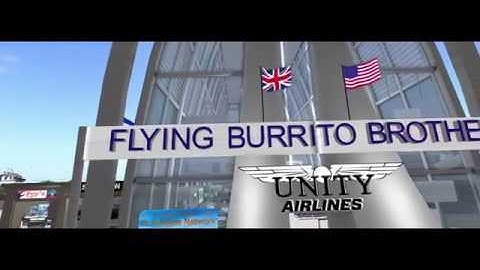 Unity Airlines promo - Second Life