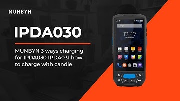 How to charge with candle-MUNBYN IPDA030 IPDA031