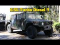 Our 6.5L Turbo Diesel Humvee Arrived! Fixing Minor Issues