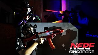 TRACERS AND DARTS EVERYWHERE | Night NERF game in Singapore