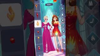 Icy or Fire dress up game. Visit our Frozenland. screenshot 1