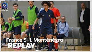 U19 Futsal : France-Monténégro (5-1) en replay !