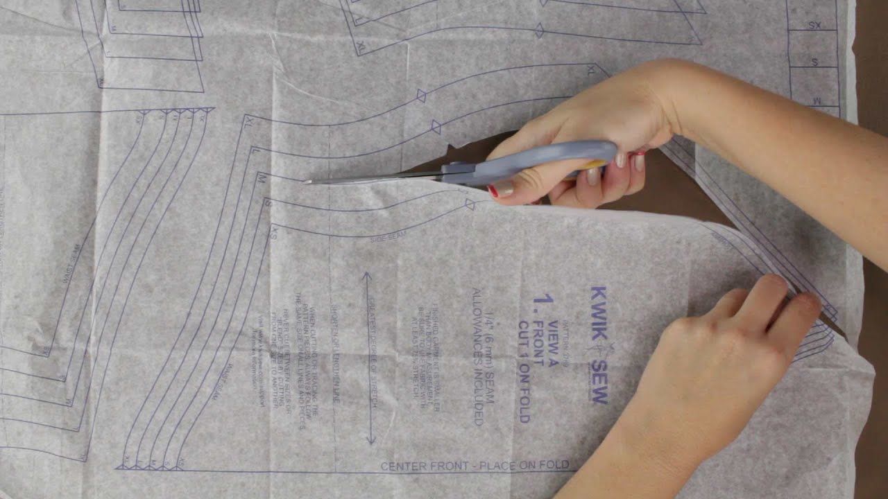 How to Cut Out Sewing Pattern Pieces - Updated 