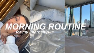 MY MORNING ROUTINE FOR MY INTERNSHIP