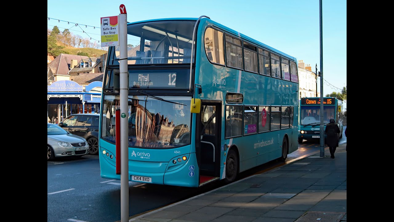 Rhyl to Llandudno double decker bus ride bus ride YouTube