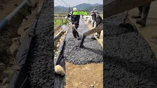 This is how rural roads are made in China👷🏻‍♂️🚧 #work #construction #foryou screenshot 5