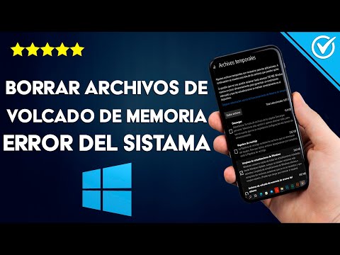 ¿Cómo borrar todos los &#039;archivos de volcado de memoria de error del sistema&#039; en mi WINDOWS?