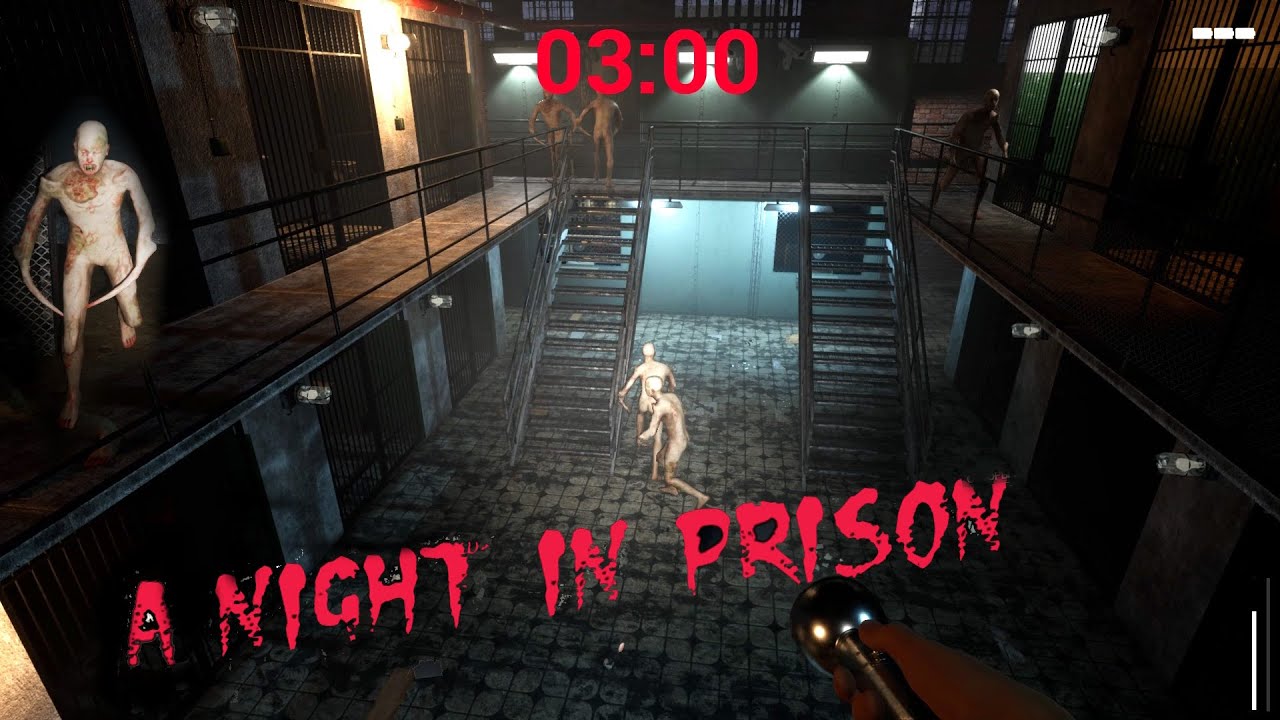 A Night in Prison ✅ Gameplay ✅ PC Steam Horror games 2023