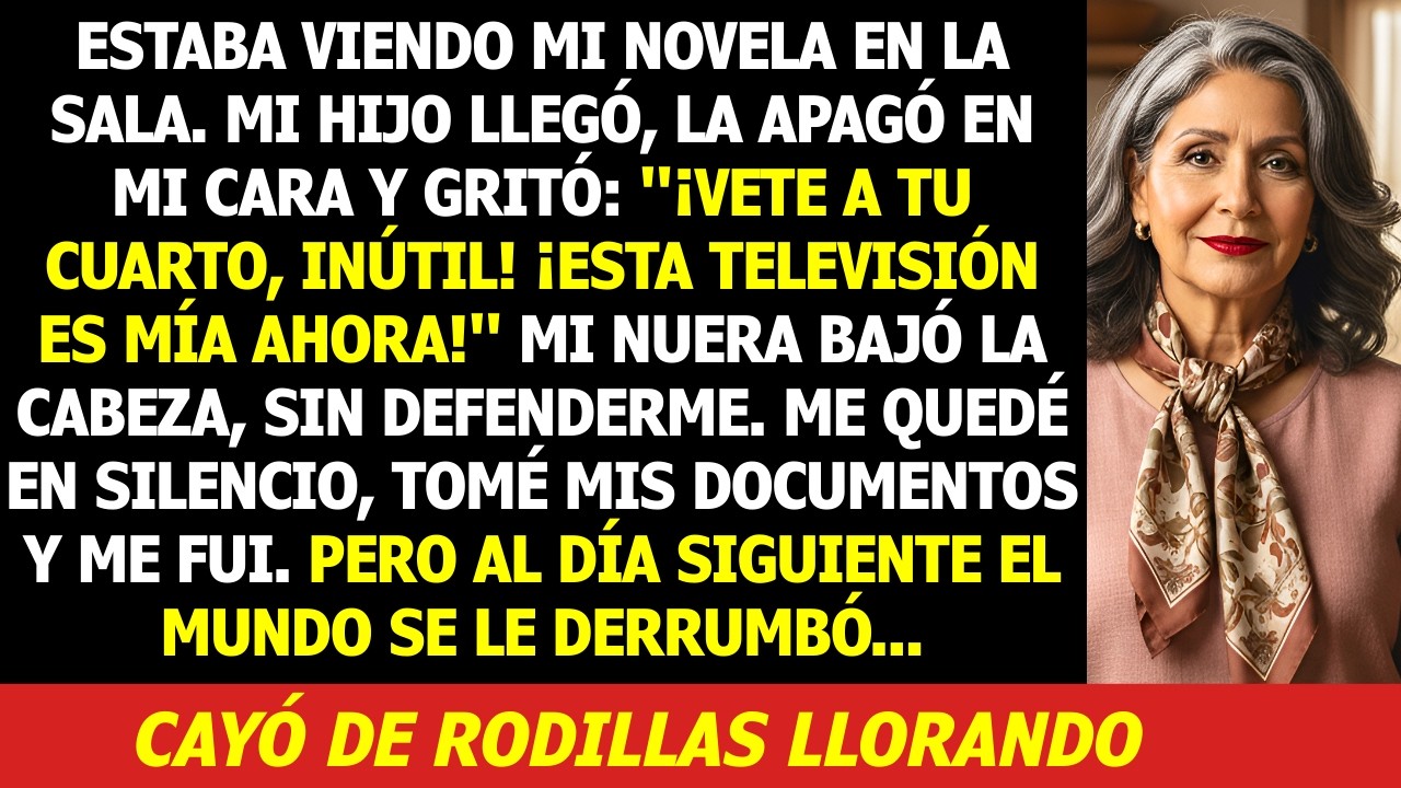 Mi Hijo Apagó Mi Novela y Gritó: 