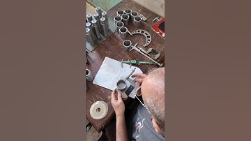 Measuring outer diameter using a micrometer ✅ #Manufacturing #machining