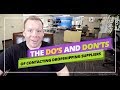 Dos And Don'ts Of Contacting US Dropshipping Suppliers