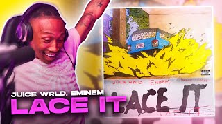 TRASH or PASS Juice WRLD, Eminem & benny blanco ( Lace It  ) [REACTION]