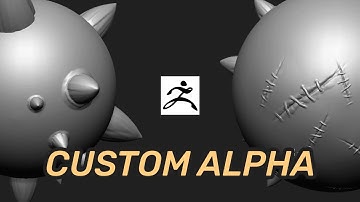 How to create custom alpha in Zbrush Tutorial