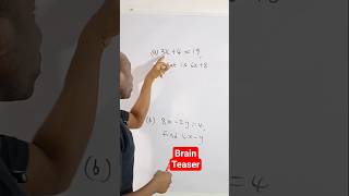 Brain Teaser #brainteaser #iqtest #iqchallenge #iqquiz #mathswithgpad #sat #gcse #igcse #mathtest