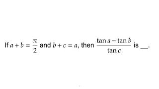 Problem Solving | Trigonometry | AIEEE 2001