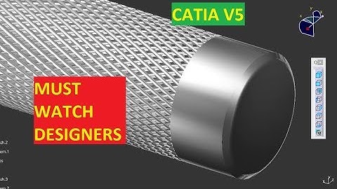 Catia V5 | Tutorial for Beginners | Knurling on Metal | Technical MMS