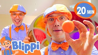 exploring colors sing long blippi songs educational songs