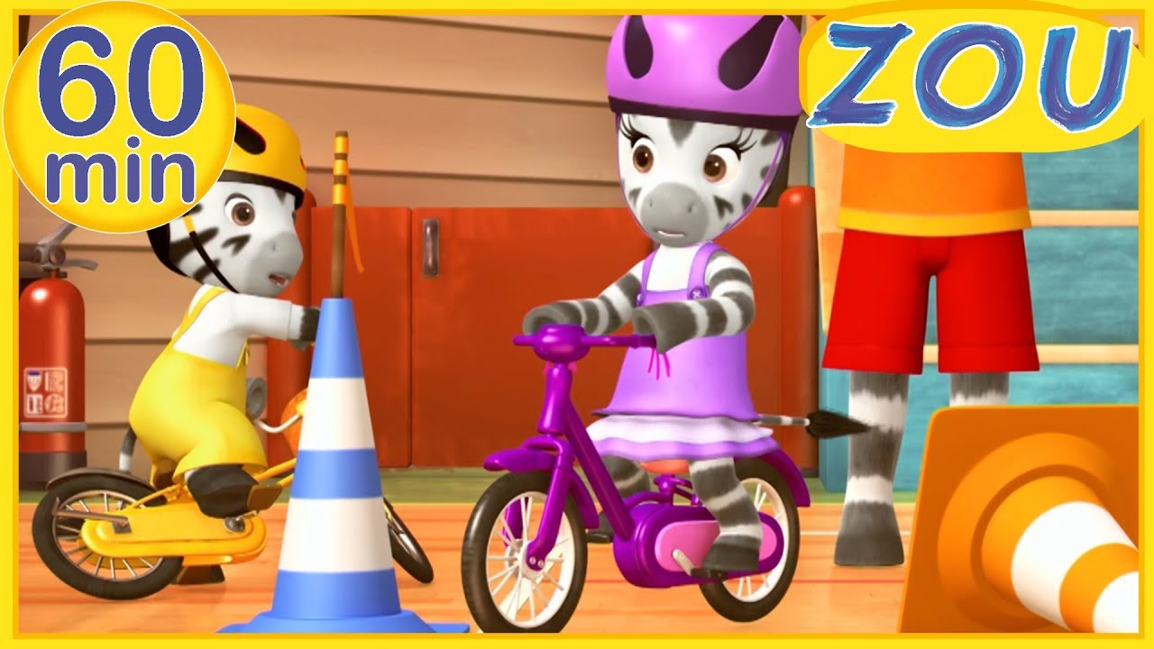 NOUVEAUX ÉPISODES! Zou en Français 🏀 JOURNÉE SPORTIVE 🏸 60 min COMPILATION | Dessins animés