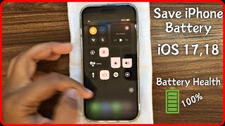 Tips To Save iPhone Battery || iOS 17 Tips || iPhone 15 Pro Battery Care 🪫🔜🔋