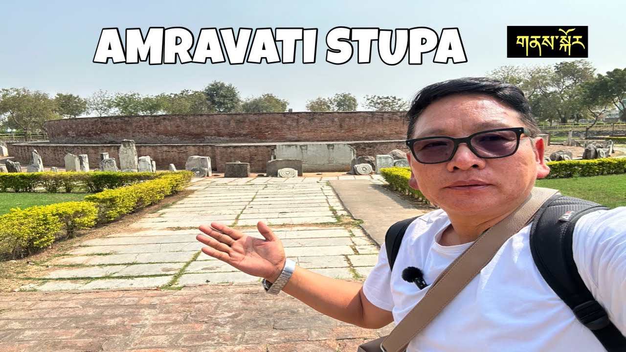 Amaravati Pilgrimage First Time Experience || Tibetan YouTuber ||