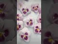 【樹脂粘土】ピンクのパンジー #Shorts
