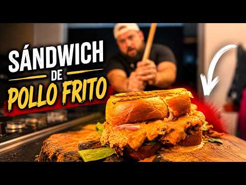 FRIED CHICKEN Sandwich🍗EASY AND QUICK Recipe.
