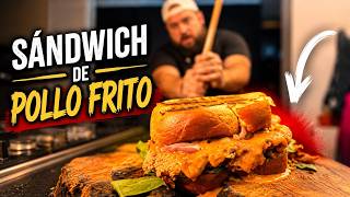 Sándwich De Pollo Fritoreceta Fácil Y Rápida.