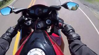 Taking out a 2010 Honda VFR 1200