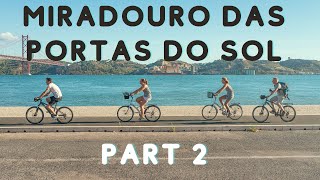 Virtual Walk in Miradouro das portas do sol - Part 2 - Lisbon, Portugal Tour