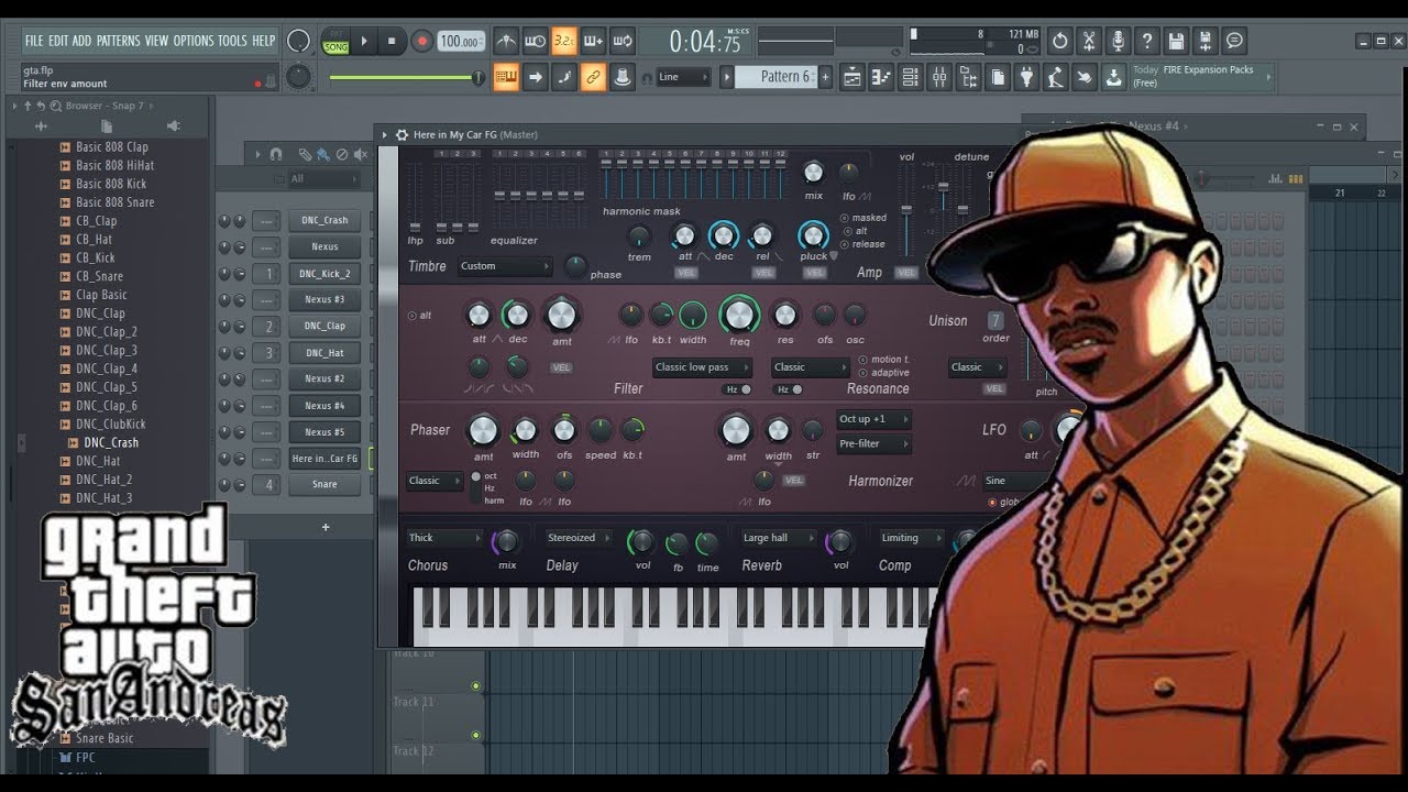 GTA San Andreas Theme FL Studio Preview YouTube 